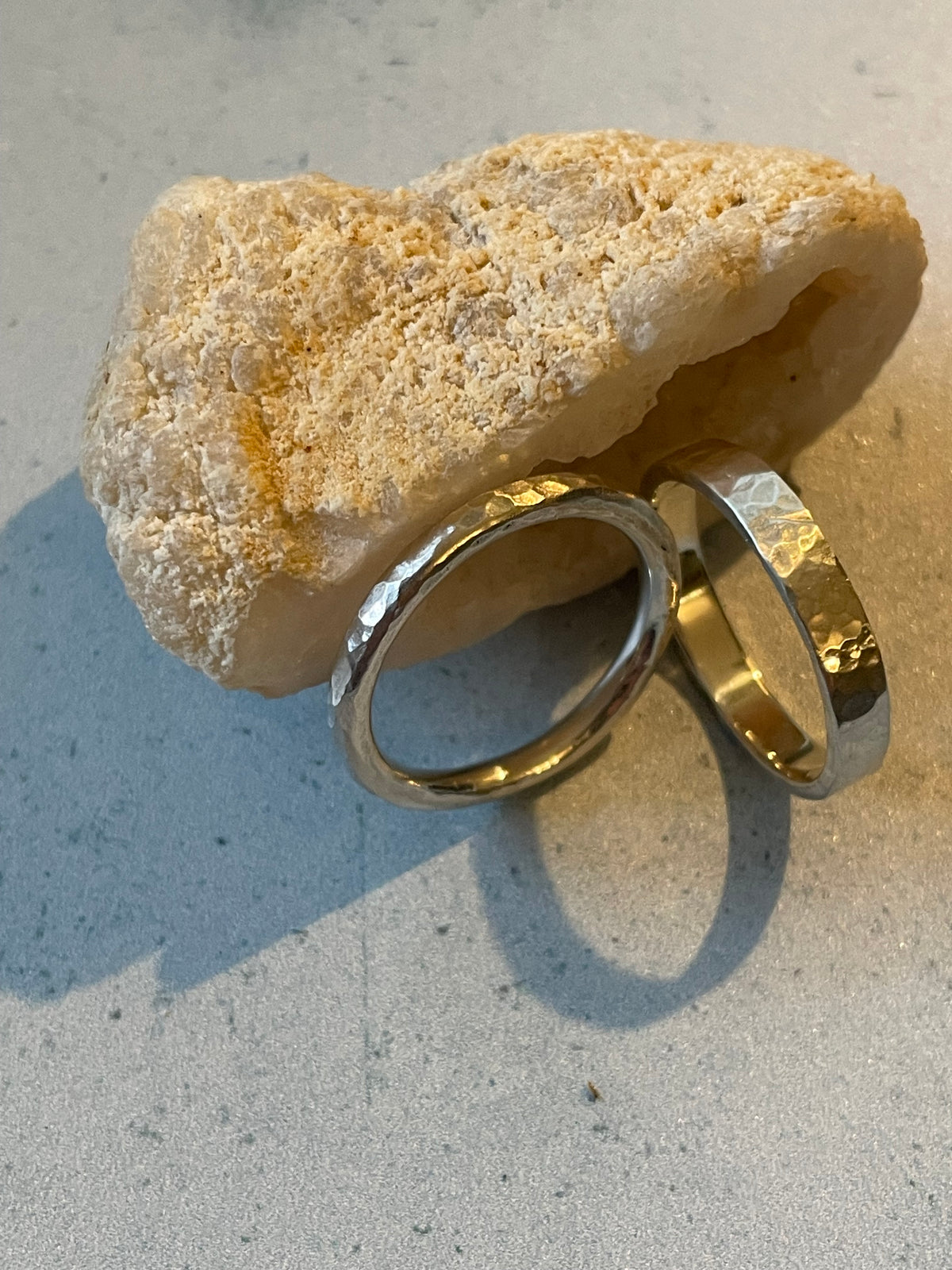 Sterling Silver Hammered Ring